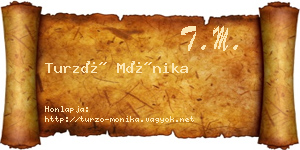 Turzó Mónika névjegykártya